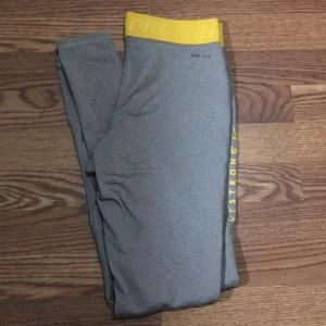 GREY nike pro leggings size small barely used!!